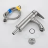 304 single -cold faucet+water inlet pipe