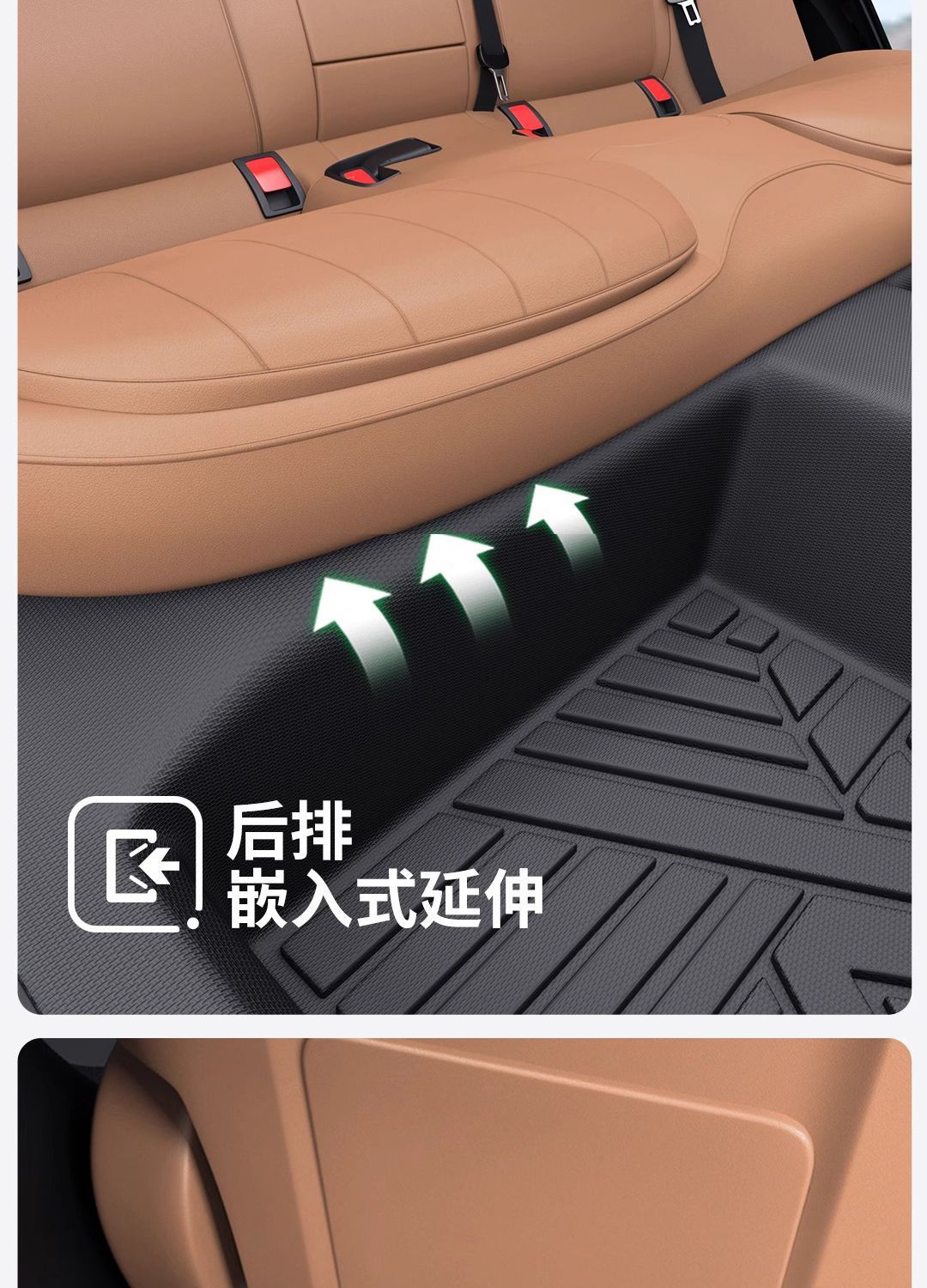 Suitable for BYD Song Plus Foot Pad 25 24 Pack Threshold TPE Car Foot Pad Carpet Pad Original Star