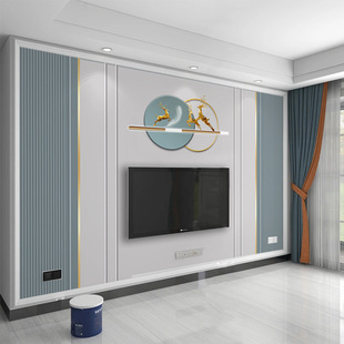 Mural 8D Stereo Modern Simple Partition Tv Background Wall Wallpaper Wall Covering Living Room Wallpaper Film and Television Wall Covering