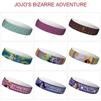 JOJO's Wonderful Adventure Animation Спортивная повязка на голову, впитывающая пот, мужские и женские головные уборы в стиле хип-хоп, повязка на голову для бега с защитой от пота