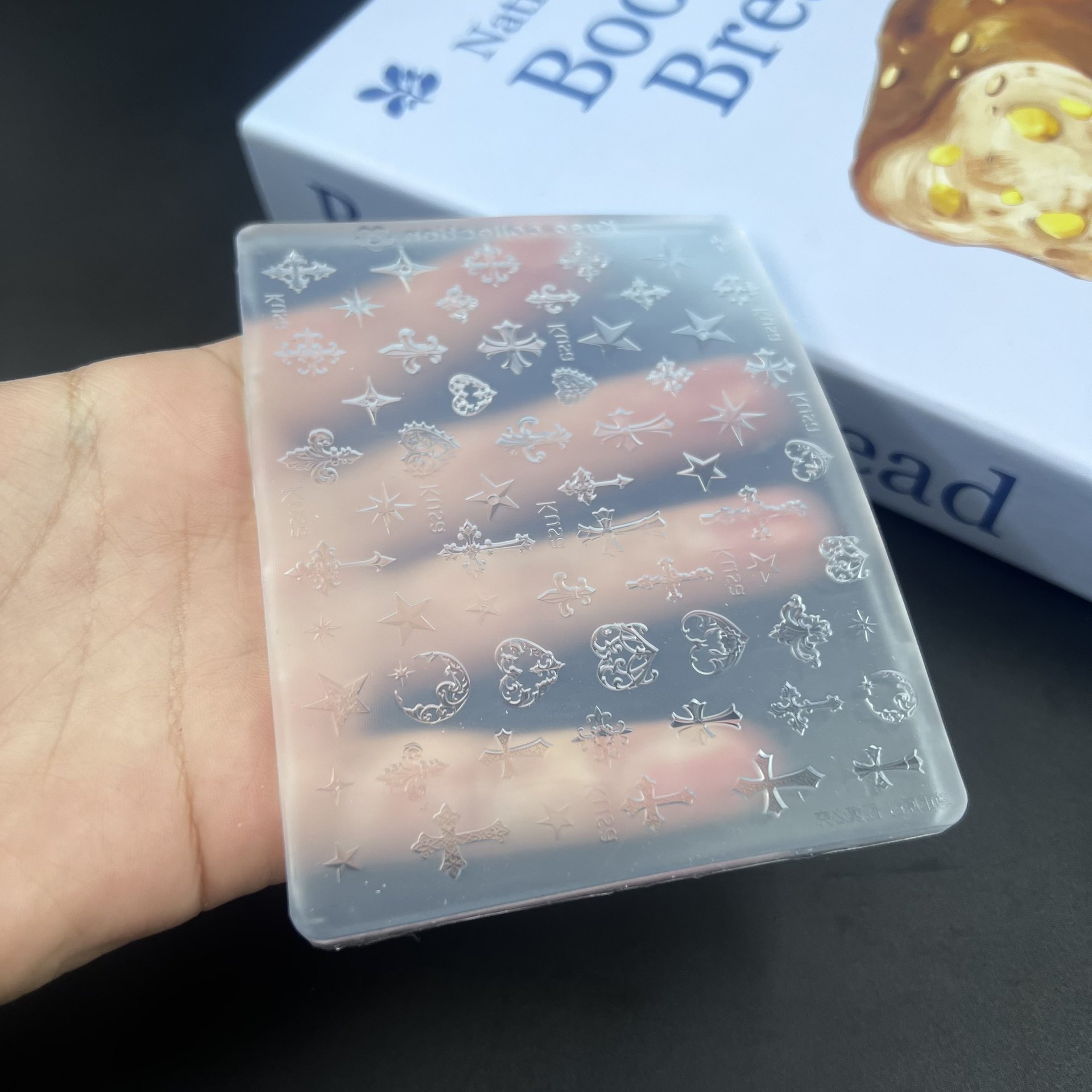 Cross-Border Best-Selling Star and Cross Collection Nail Art Accessories Cross Nail Art Silicone Mold Food-Grade Silicone