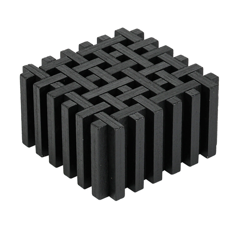 Puzzle regalo infantil 12 piezas agujero Ming bloqueo Luban bloqueo de madera juego de regalo juguete grande nostalgia image 5