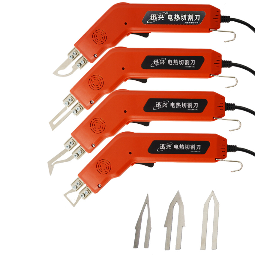 Los fabricantes suministran cuchillo de calefacción eléctrica cuchillo de corte caliente de espuma cuchillo de corte de plástico de tela de cuerda cuchillo de corte en caliente eliminación de pegamento KT cuchillo de corte