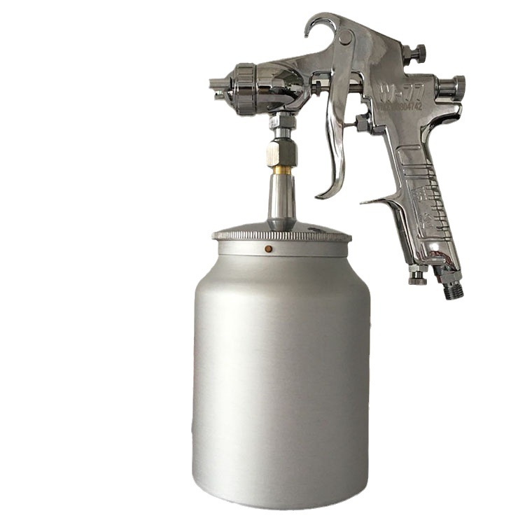 正品明治喷枪w77下壶大容量3.0口径手动空气油漆高雾化