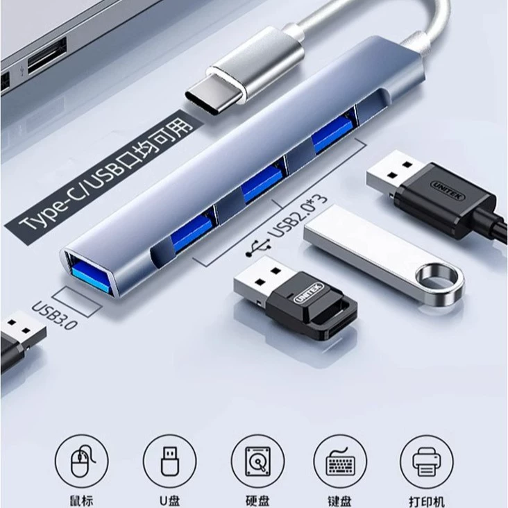Хит продаж в глубокой торговле четырех в одном док-станция версия 3.0 USB интерфейс удлинитель ноутбуга док-станция хаб