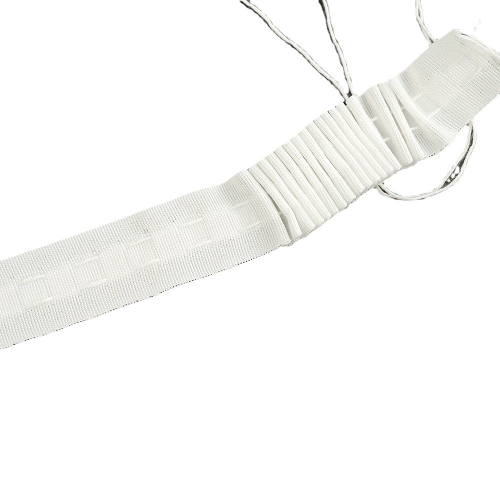 Заводская поставка занавески небольшой узкий тканевый пояс 2-проводной Натяжной ремень Британский тканевый пояс шириной 3 см 2-проводной Натяжной ремень