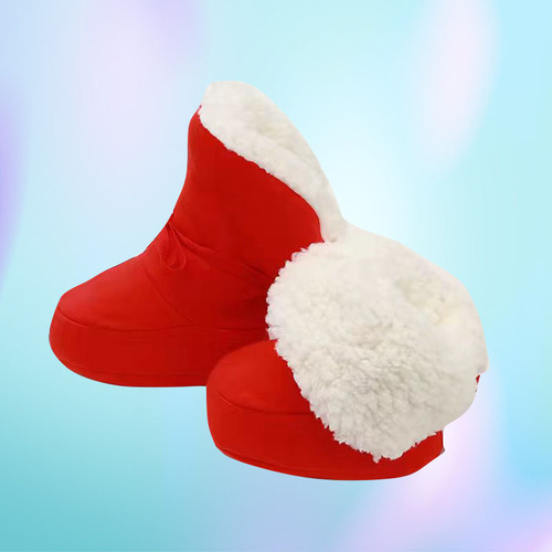 Autumn/Winter New Thick Cotton Baby Shoes, Warm Shoes with Fleece Lining, Stylish and Cute Baby Walking Shoes