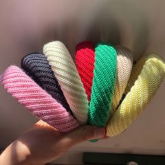 Winter and Spring Knitted Headband 2022 Trendy New Face Washing Headband High-end Unique Simple Hair Pin Headpiece for Women