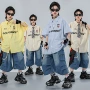 少儿儿童条纹短袖演出服