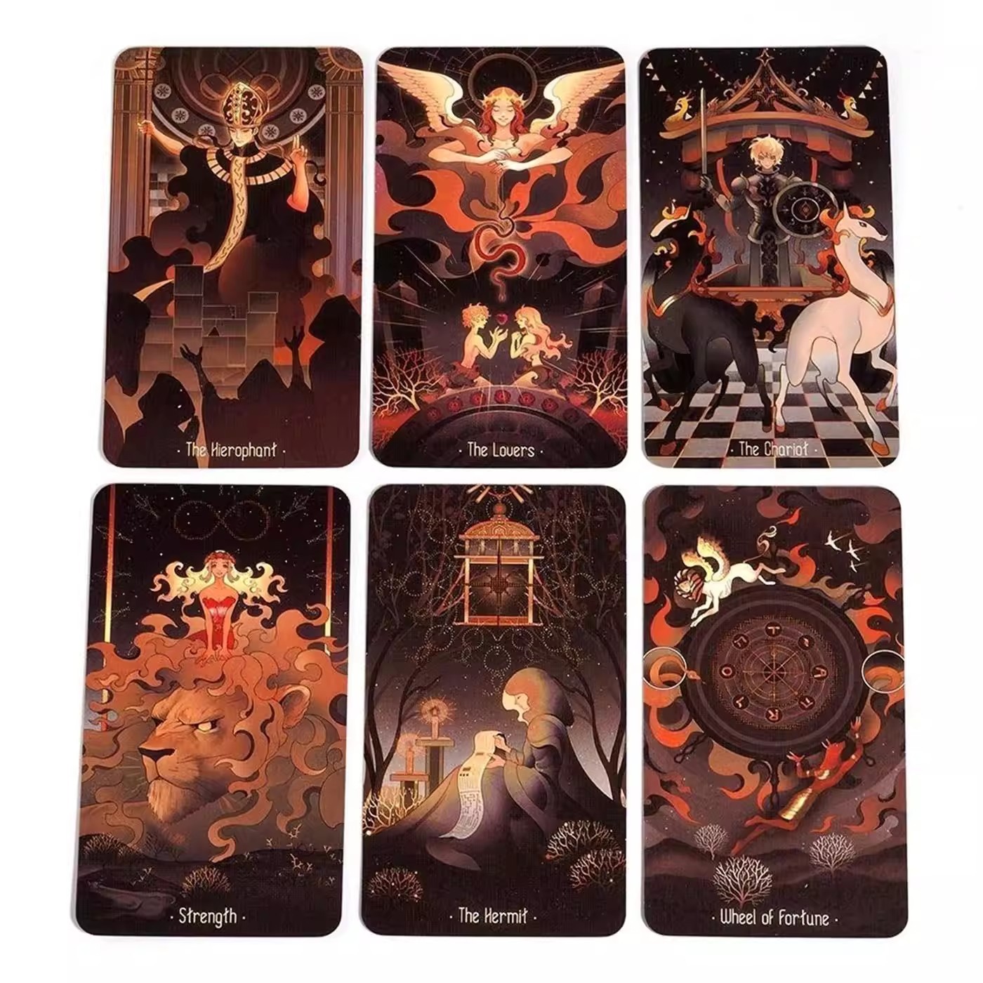 Starry Night Tarot English High-Looking Classic Party Tarot Board Game Cards 10.3*6cm 78 pieces