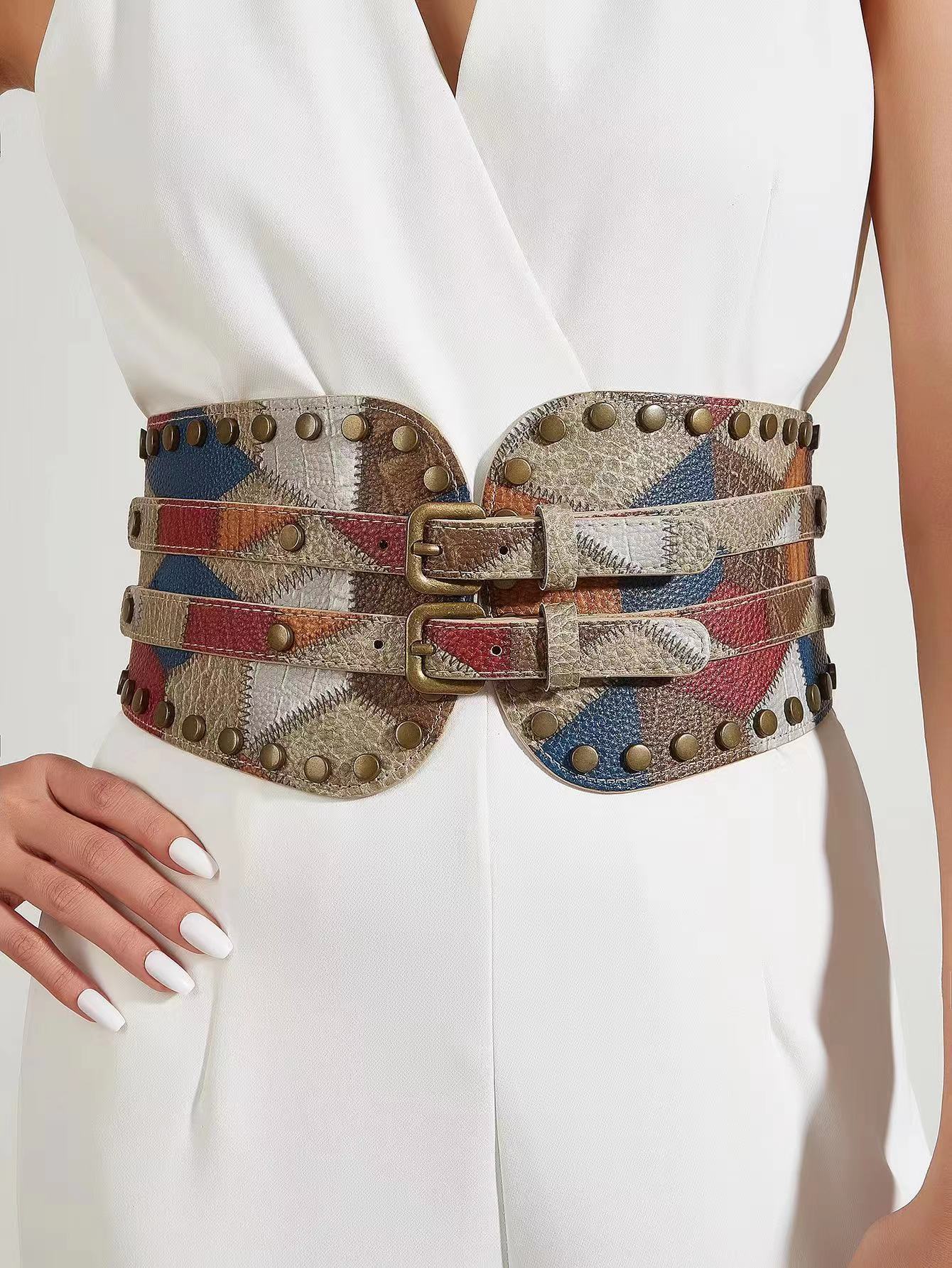 185g Weight Belt Classification 1 Piece Quantity Daily Occasion Pu Leather, Alloy Material Solid Color Pattern Women's Gender Simple Style Style Simple Style Solid Color Pu Leather Alloy Women's Woven Belts 15