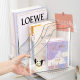 Book Stand Desktop Storage Rack File Storage Box Office Acrylic Storage Transparent Student Table Simple