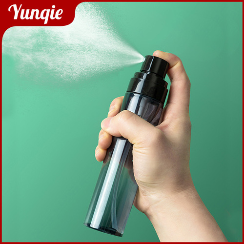 Alcohol spray bottle travel household disinfection small spray bottle black transparent plastic sub-bottle fine mist small spray bottle wholesale