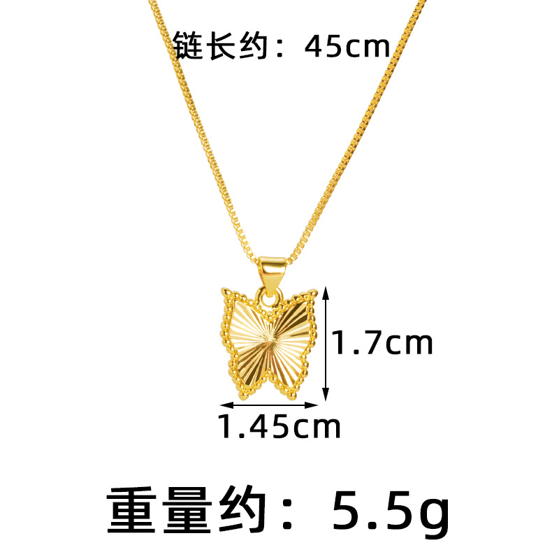 Vietnam oro mariposa collar de flores de automóviles pendientes anillo de verano mujer alta sensación de lujo ligero de moda versátil fuente de fabricantes