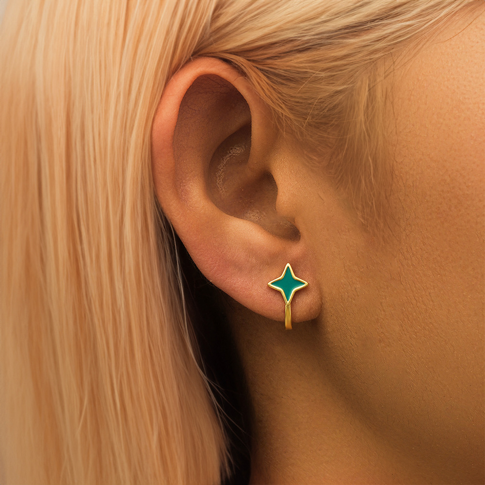 5g Weight 925 Sterling Silver Ear Needle Material Zircon Inlay Material Earrings Classification 1 Pair Quantity Holiday, Banquet, Daily Occasion 925 Sterling Silver Material Geometric Pattern Women's Gender Plating Design Simple Style Style 1 Pair 925 Sterling Silver Zircon Geometric Earrings 8