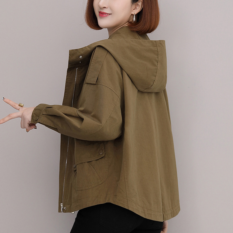 Women's Short Coat Women's Spring and Autumn 2024 Explosions Mother's Western-style Noble Coat Small plus size Short Coat