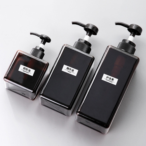 New push-type lotion bottle, hand sanitizer bottle, shower gel, facial cleanser, essential oil cosmetics storage bottle