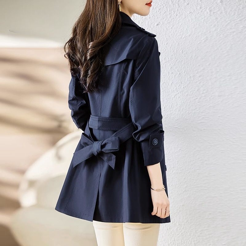 Women's Trench Coat 2026 Spring New Fashion Early Spring Short Coat for Petite Women