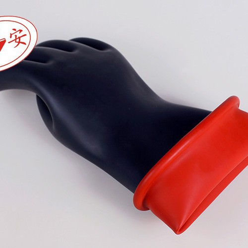 天津双安乳胶带电作业绝缘手套 乳胶绝缘手套 电工电力 防护手套