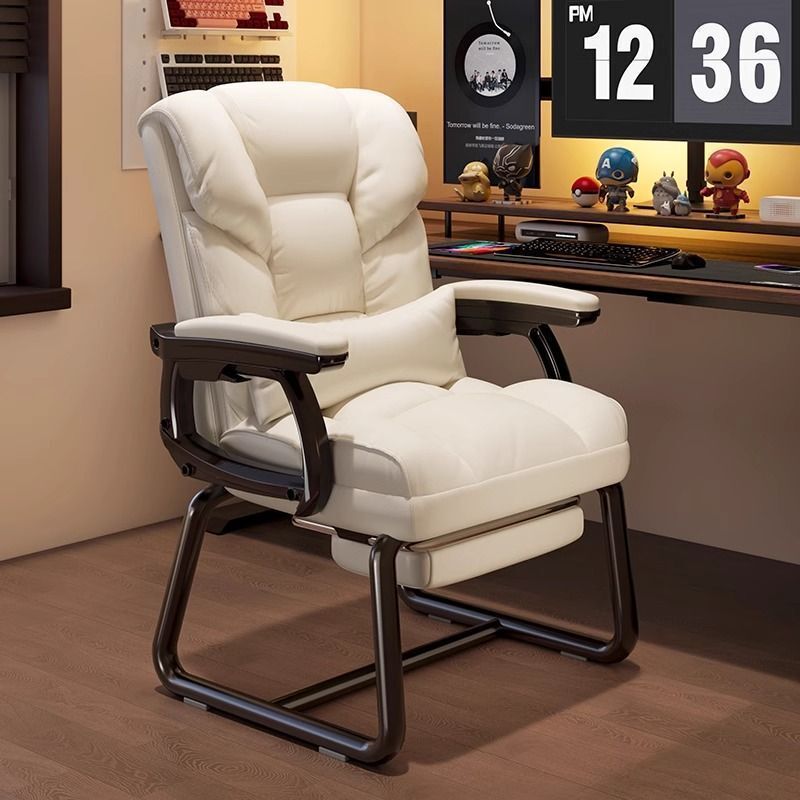 Computer Chair, Home Office Chair, Comfortable Chair for Long Sitting, Gaming Sofa Chair, Reclining Executive Chair, Bow-Shaped Desk Chair, Dormitory Chair Computer Chair, Home Office Chair, Comfortable Chair for Long Sitting, Gaming Sofa Chair, Reclining Executive Chair, Bow-Shaped Desk Chair, Dormitory Chair
