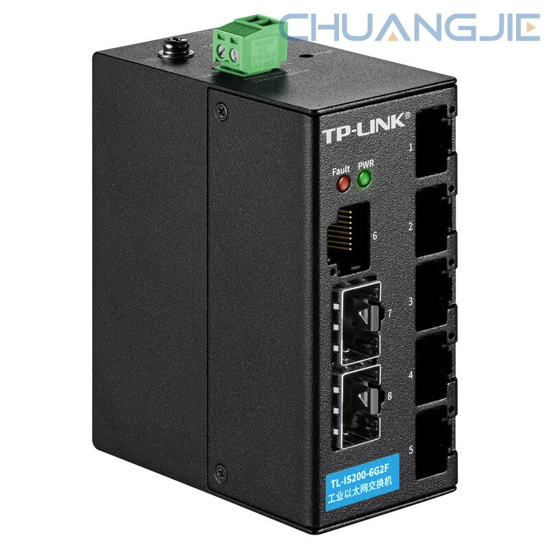 TP-LINK TL-IS200-6G2F 6 портов гигабитной сети 2 порта оптического соединения 2 гигабитных ПУЭ переключатель промышленного класса управления