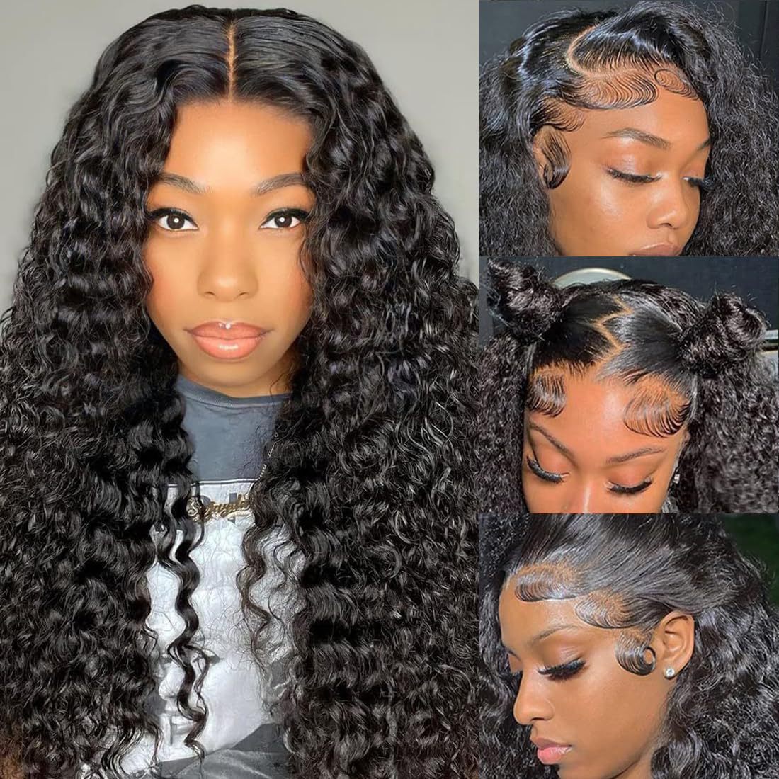 320g Weight Full Head Wigs Wig & Hair Extension Type Wigs Wig Accessories Women's Simple Style Holiday Weekend High Temperature Wire Centre Parting Mid-length Curls Wigs