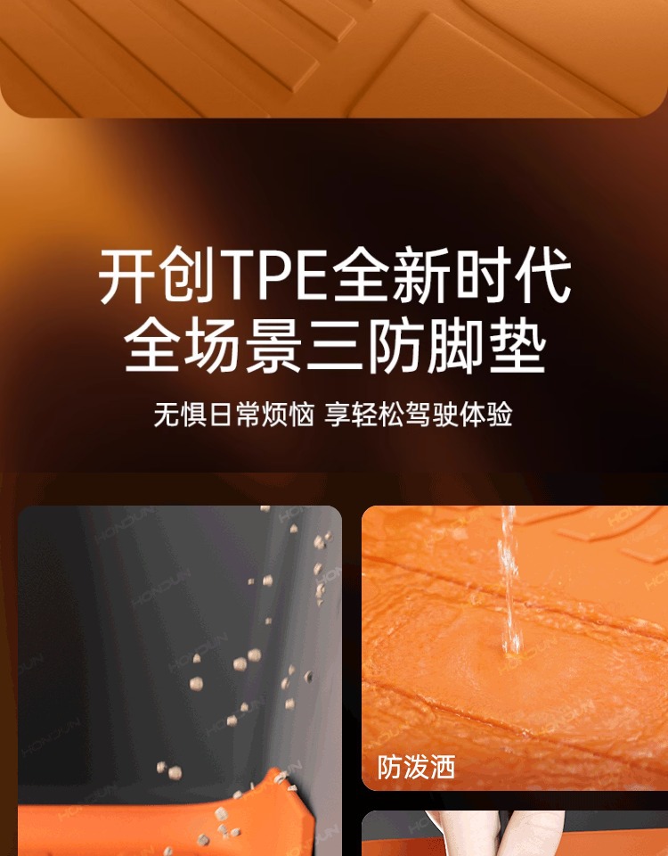 Specially Used for Wei Brand Alpine 8 Trunk Mat Tpe25 Wey Car Seven-Seater Modified Decorative Accessories Foot Mat Supplies