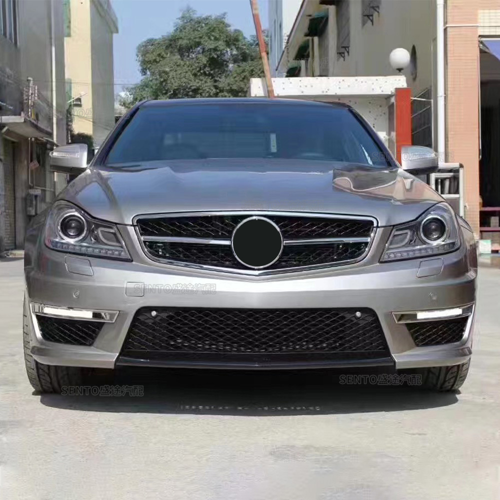 Suitable for 2007-2014 Mercedes-Benz C-Class W204 Modified Amg Grille C180 C200 C250 C300 Front Grille