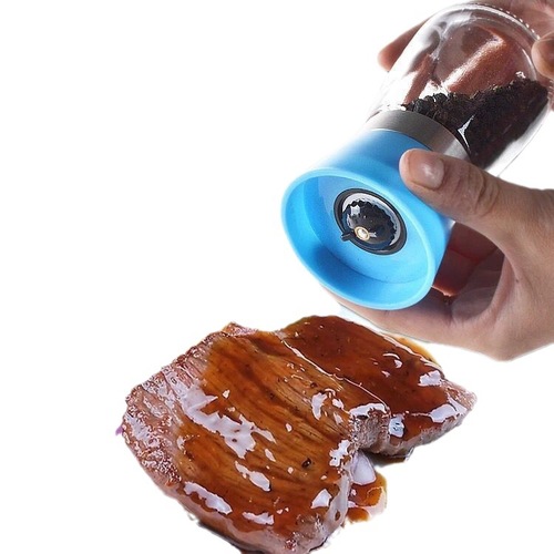 批发手动研磨器 咖啡 玻璃磨粉器 香料现磨瓶 调料黑胡椒瓶