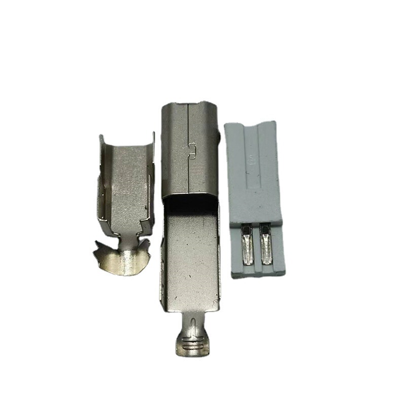 Cross-border dedicated manufacturers supply USB connector welding wire printer port plug male head B male three-piece set