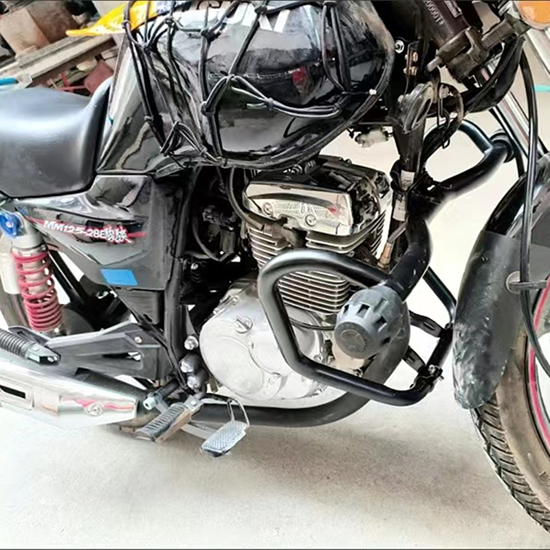 Motorcycle bumper front bumper 125.150 modified surround thickened anti-drop universal competitive anti-drop bumper
