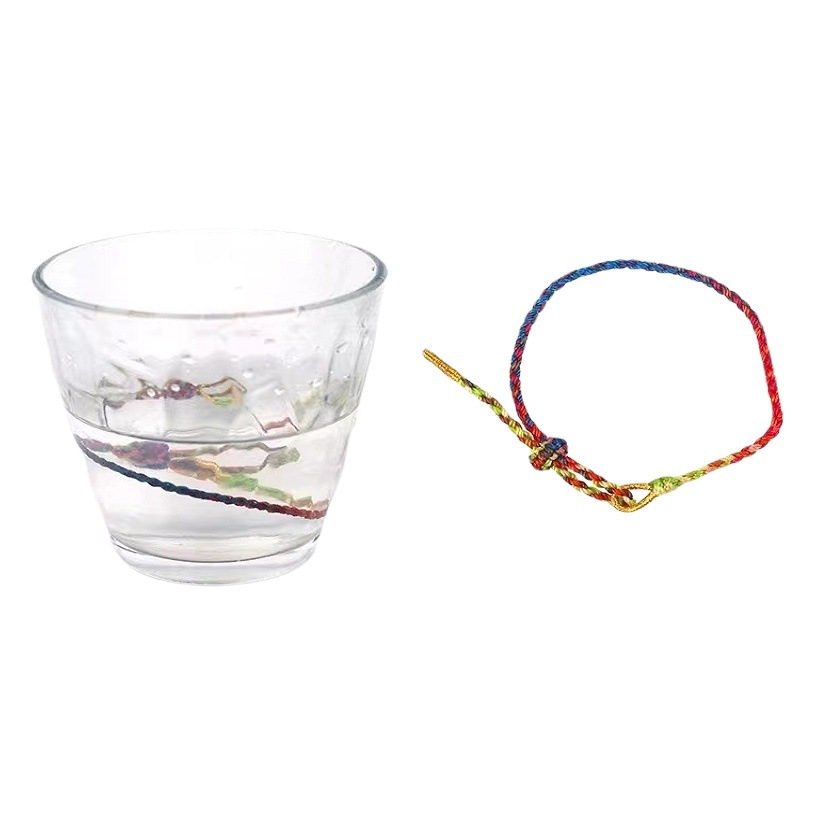 Dragon Boat Festival Colorful Rope Bracelet for Children and Babies Benmingnian Ancient Method Hand-woven Extremely Thin Hand Rope Couple Colorful Line