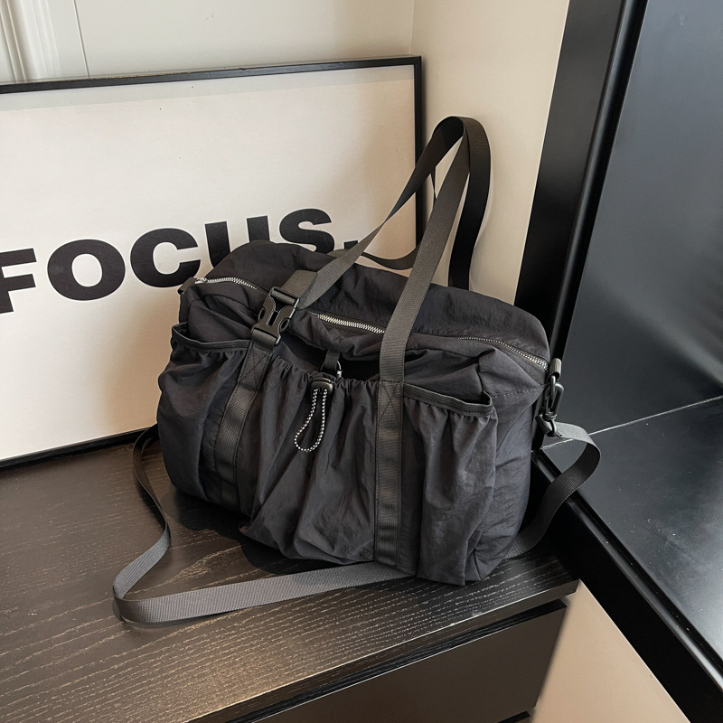 Corea del Sur estilo perezoso gran capacidad bolsa de viaje al aire libre ocio deportes fitness bolsa de hombro del todo partido bolsa de mensajero bolsa