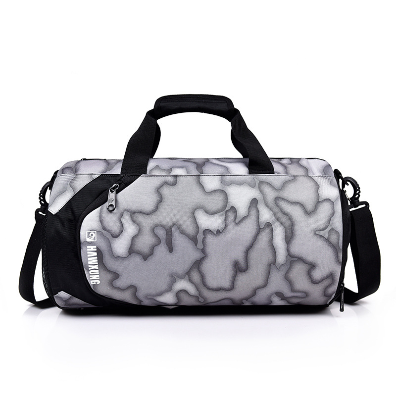 Parece que bolsa de fitness de comercio exterior separación húmeda y seca almacén de zapatos independiente bolsa de fitness deportiva de gran capacidad impermeable bolsa de viaje al aire libre