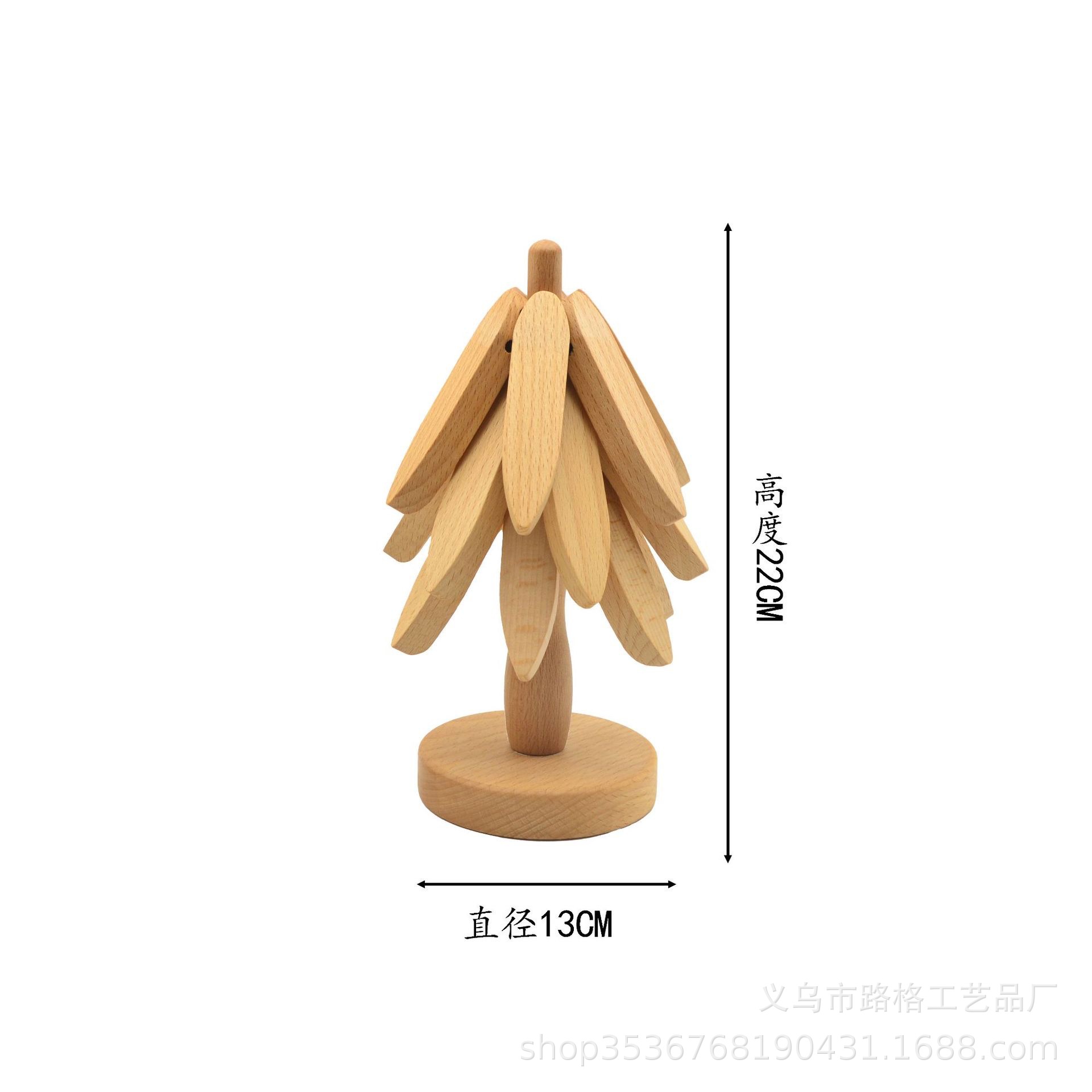 Una almohadilla de taza de árbol, almohadilla de aislamiento térmico de escritorio de la sala de estar, almohadilla de taza de té de madera, cafetera, adornos artesanales