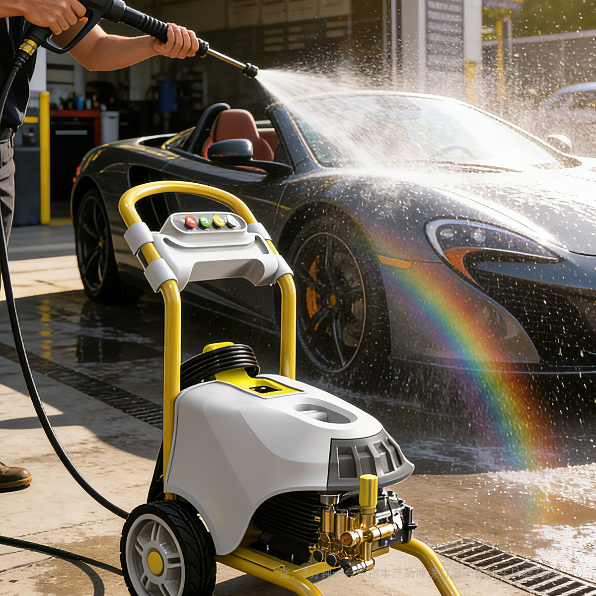 Italian Kinkard Household Car Washing Machine 220V Ultra-High Pressure Cleaning Machine Italian Pump