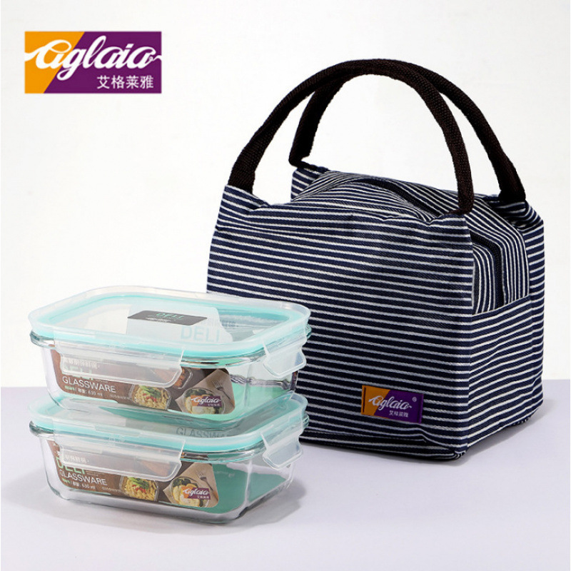 Aglaiya Fresh-Keeping Bowl, Tempered Glass Bowl, Sealed Bowl, Microwave Oven Usable, Thermal Insulation Cloth Wrapped in Gift Box Aglaiya Fresh-Keeping Bowl, Tempered Glass Bowl, Sealed Bowl, Microwave Oven Usable, Thermal Insulation Cloth Wrapped in Gift Box