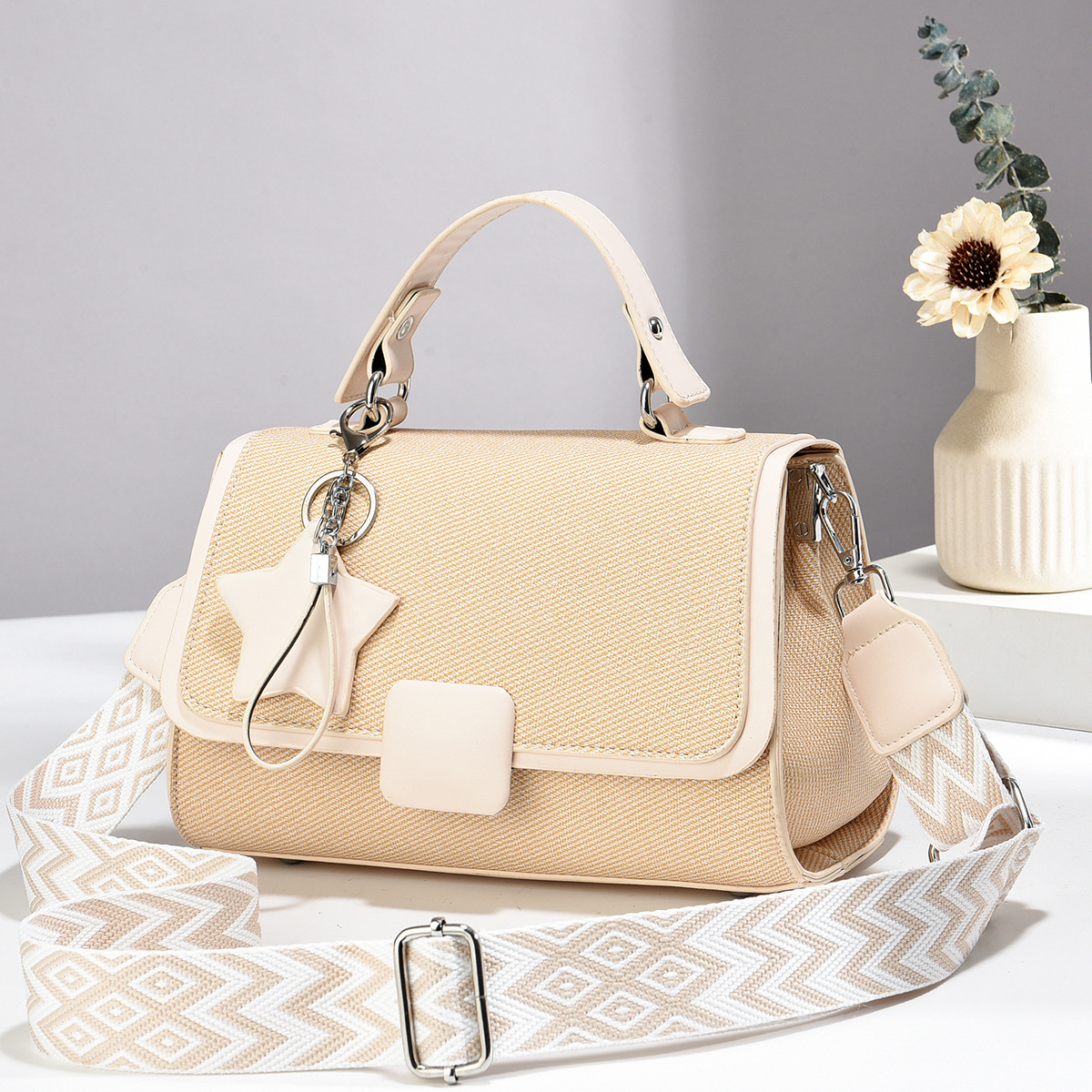 Fábrica de bolsos de mujer 2024 moda de hombro nuevo otoño bolsos de mano bolsos de madre bolsos