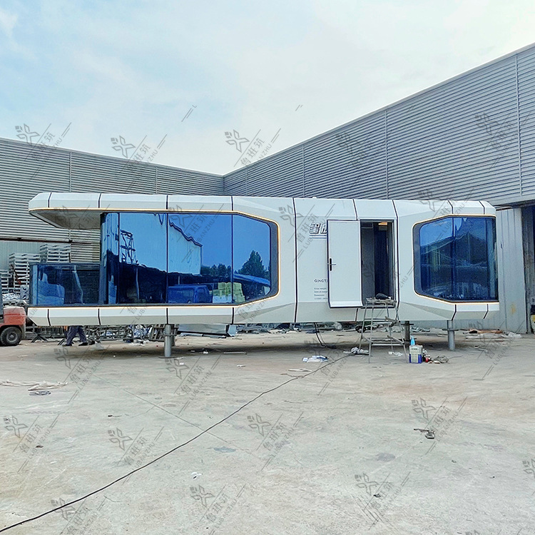 Casa integrada móvil Apple cápsula espacio cápsula tienda stand de ventas se puede utilizar como aislamiento móvil cabina Hotel