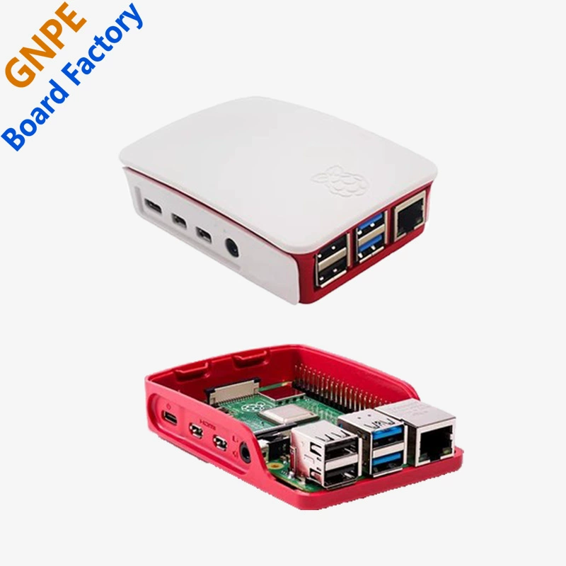 Корпус Raspberry Pi 4B красно-белый совместим с Raspberry Pi 4B подходит для 4B