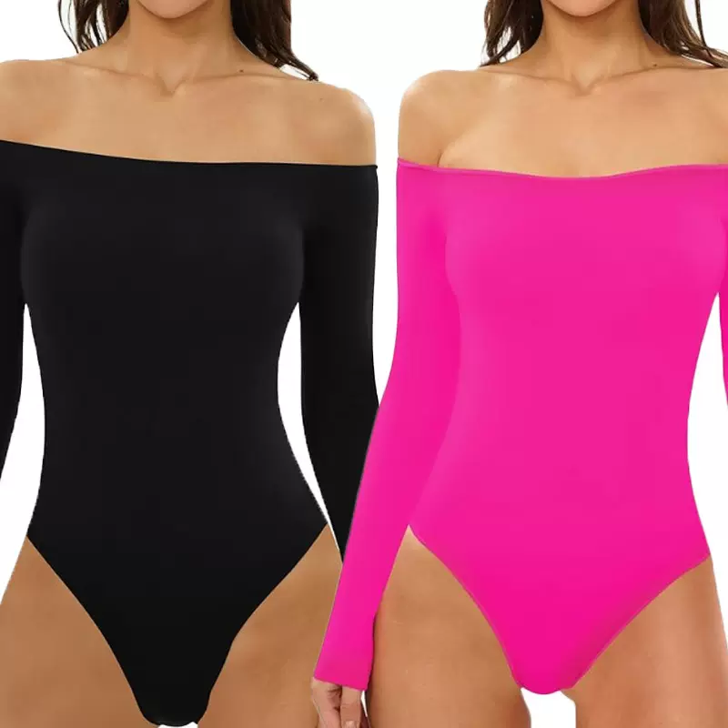 跨境欧美女装一字肩性感紧身连体衣亚马逊wish高腰气质连体裤现货