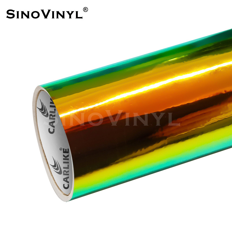 Carlake colorido Arco Iris galvanoplastia coche camaleón color cambiante película Cuerpo brillante pegatina modificación película ventas directas