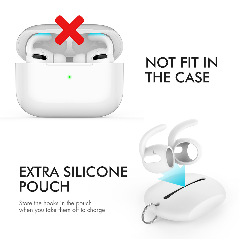 Adecuado para Apple auricular Bluetooth inalámbrico AirPods orejeras AirPods Pro 1 silicona suave orejeras