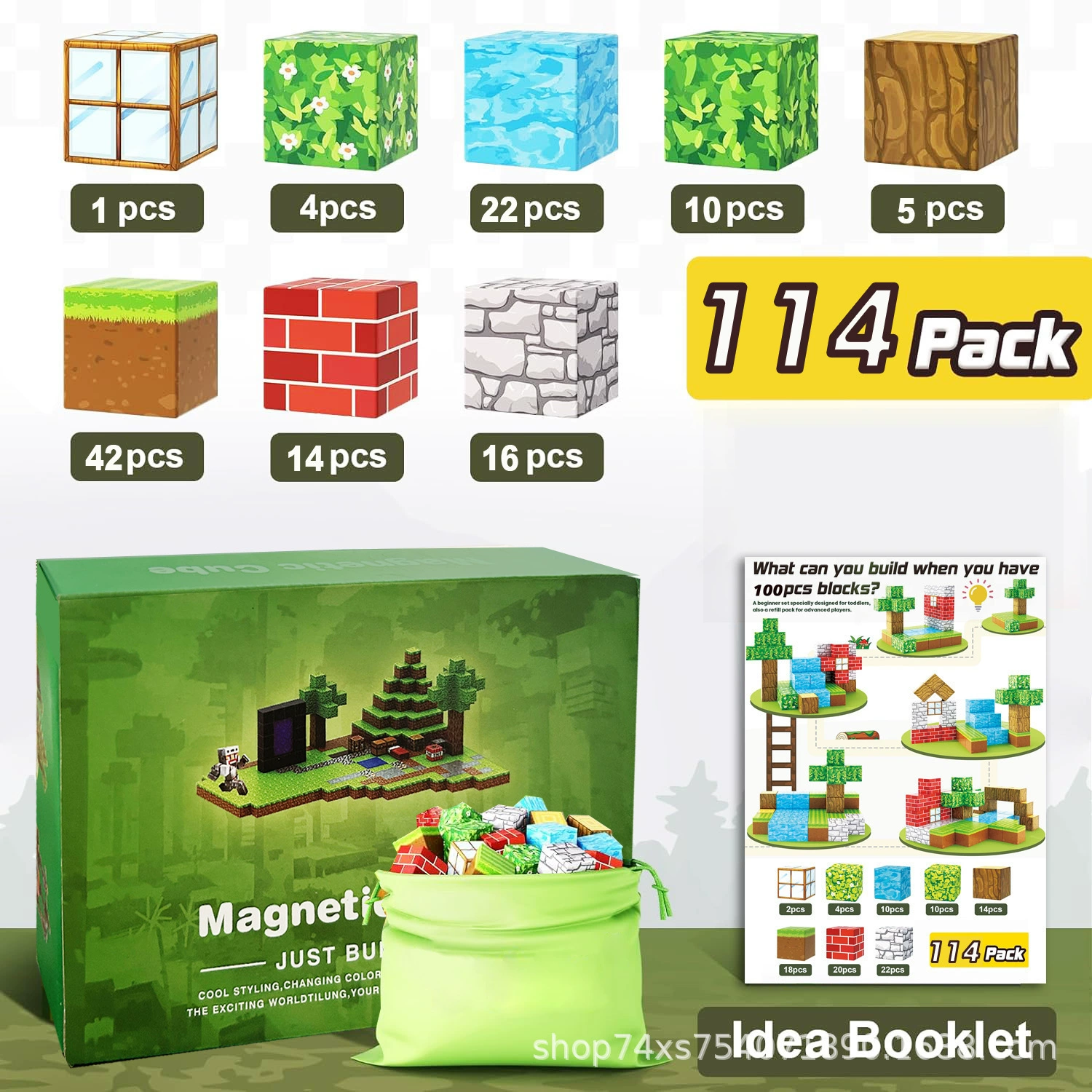 2.5 см магнитный набор My Magnetic World, шестиугольная сборка, квадрат, гравитационные развивающие кубики, примитивный лес