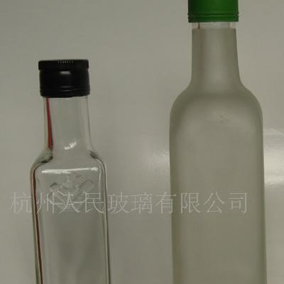 【人玻】透明橄榄油玻璃瓶茶油瓶系列质量保证可按需加工定制