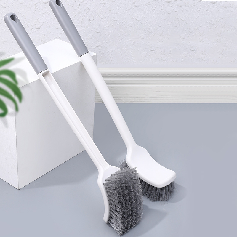 Japanese-style Toilet Brush No Dead Angle Floor Brush Household Soft Wool Long Handle Toilet Brush Bathroom Supplies Wall-mounted Cleaning Brush