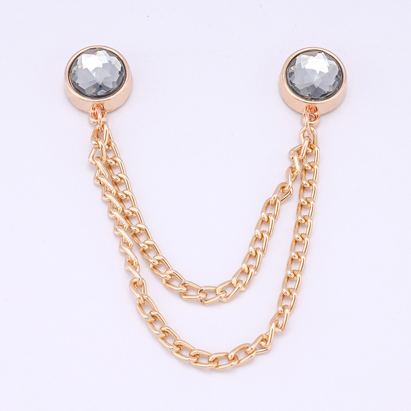 チェーンの磁気はズボンの足を引きずることを防ぎます。金属の磁気は袖口を固定します。