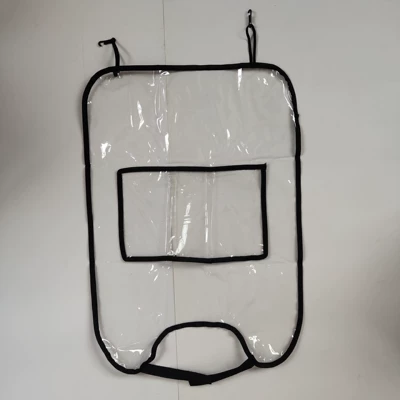 Children's Car Seat Backrest Protector/Back Protection/Baby Anti-Kick Pad/Anti-Wear Pad/Anti-Dirty Pad (Chair back anti-kick pad) - type-b-ordinary-type-12mm-thick-transparent-with-pocket