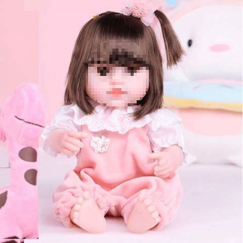Doll for dressing up, toy girl's from soft rubber, makes sounds