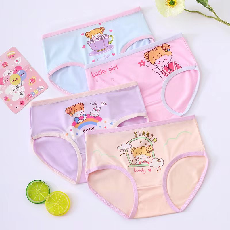 Girls and children's briefs cute princess cartoon girls underwear children's large children's underwear foreign trade cross-border wholesale
